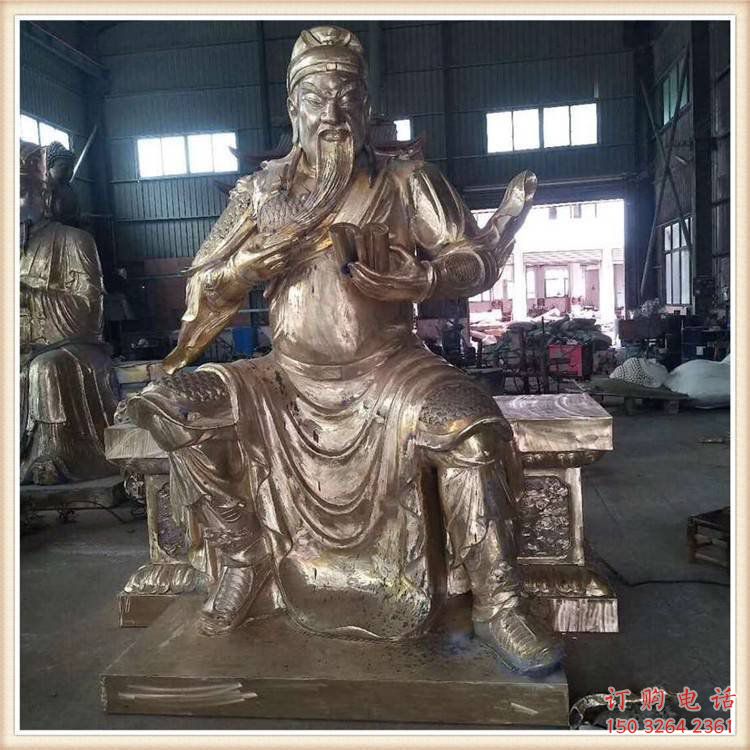 铜关公神像厂,鎏金效果,铸铜铜关公神像制作 铜关公神像厂,鎏金效果,铸铜铜关公神像制作