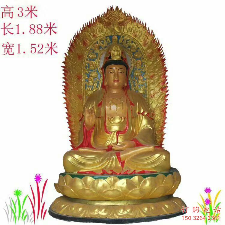 承接如来佛像，玻璃钢材质，寺庙如来佛像厂家