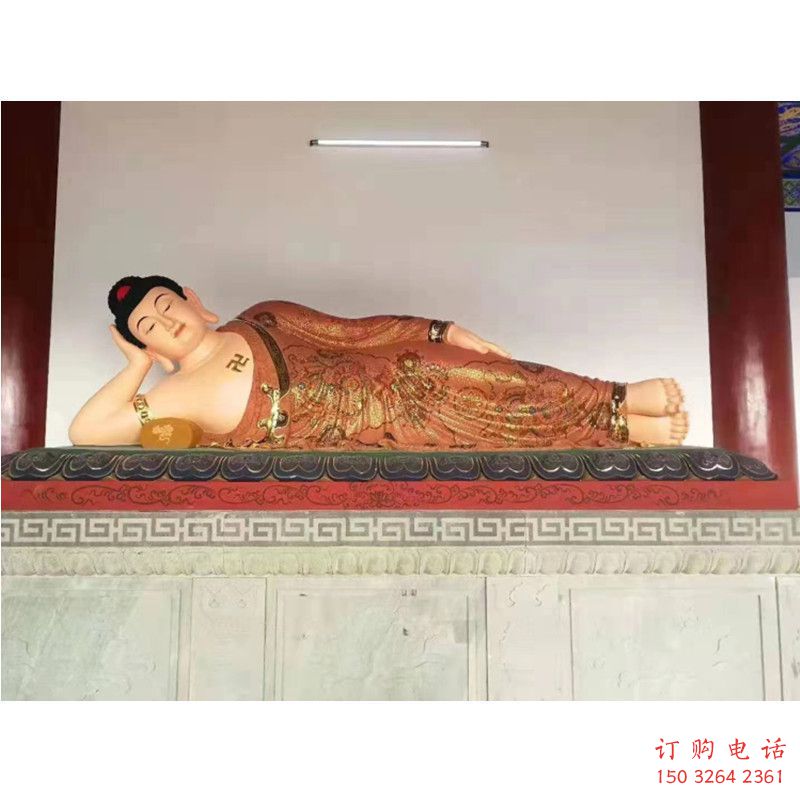 供应如来佛像，彩绘佛像，仿铜躺佛定做