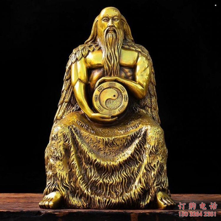 户外伏羲神像工厂，佛堂摆放，铸铜伏羲神像生产