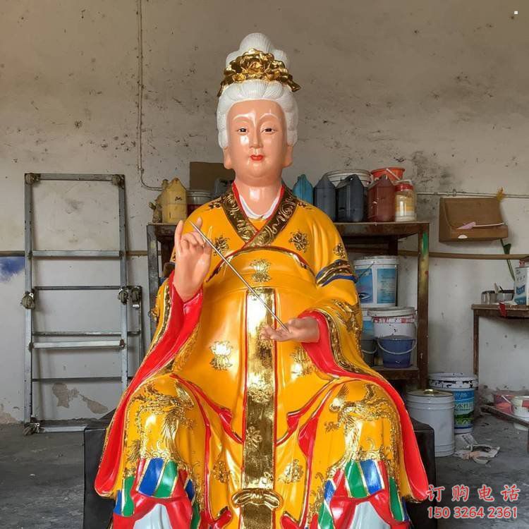 人祖奶奶神像工厂，彩绘工艺，玻璃钢人祖奶奶神像生产