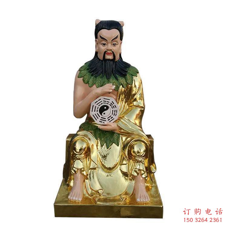 通用三皇神像，彩绘工艺，家用五帝神像厂