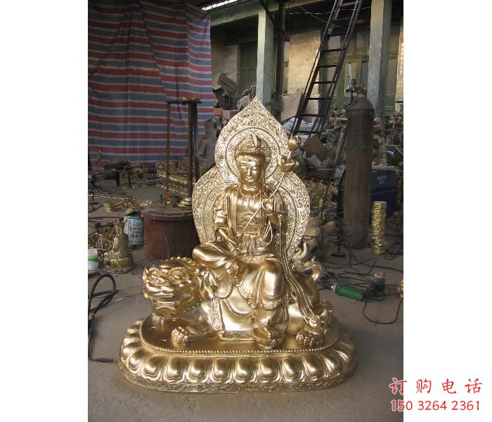 彩绘文殊普贤菩萨铜佛像厂,铸铜工艺,大型铜佛像加工 彩绘文殊普贤菩萨铜佛像厂,铸铜工艺,大型铜佛像加工