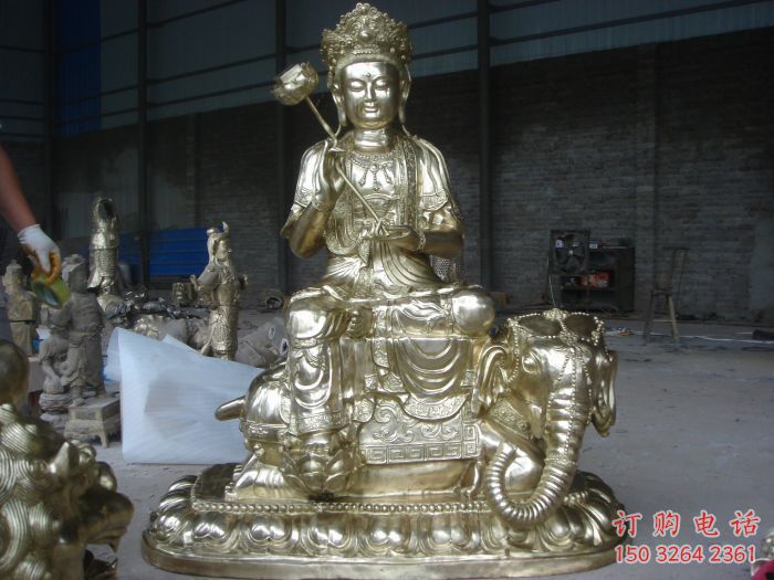 常用文殊普贤菩萨铜佛像,鎏金效果,菩萨铜佛像定做 常用文殊普贤菩萨铜佛像,鎏金效果,菩萨铜佛像定做