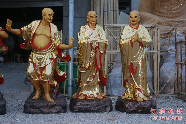 供应十八罗汉神像，寺庙神像厂家，十八罗汉神像选用