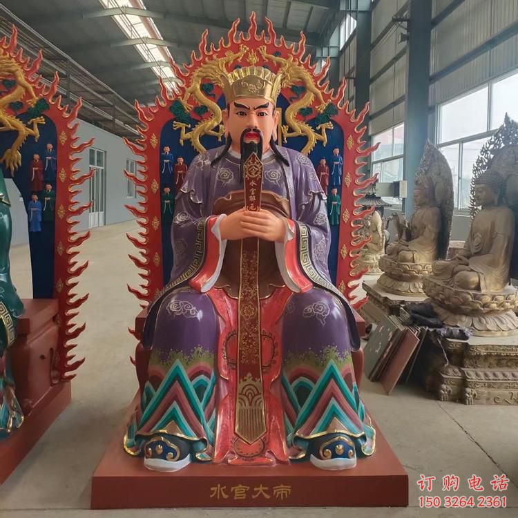 预定三官大帝神像，仿古佛像，三官大帝神像选用