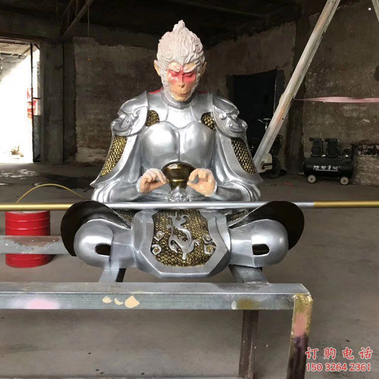 通用齐天大圣佛像，鎏金效果，彩绘齐天大圣佛像生产