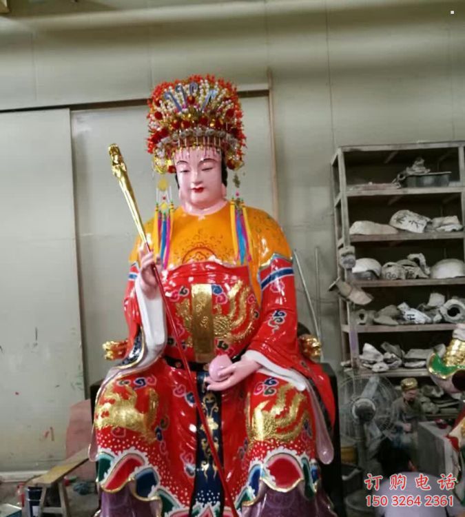 常用王母娘娘神像，铸铜工艺，王母娘娘神像选用