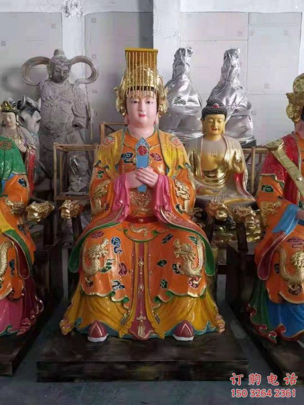 提供王母娘娘神像，仿古神像，铸铜王母娘娘神像制作