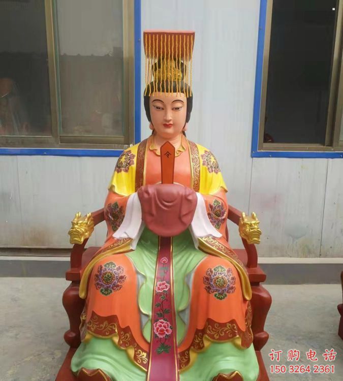 预定王母娘娘神像，寺庙神像，王母娘娘神像预用
