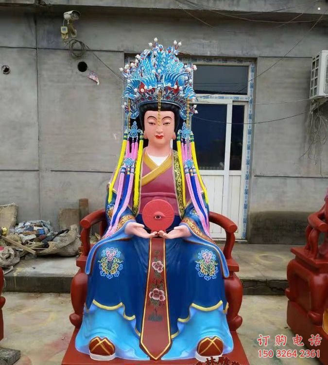 预定王母娘娘神像，玻璃钢材质，王母娘娘神像承接