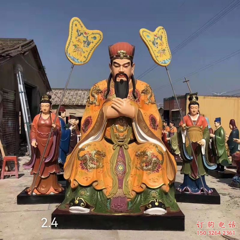 承接玉皇大帝神像，铸铜工艺，铸铜玉皇大帝神像制作