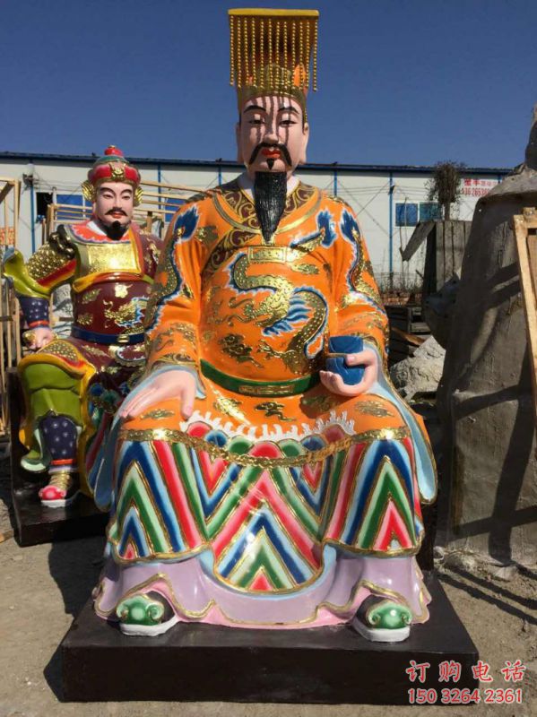 供应玉皇大帝神像，鎏金效果，大型玉皇大帝神像加工