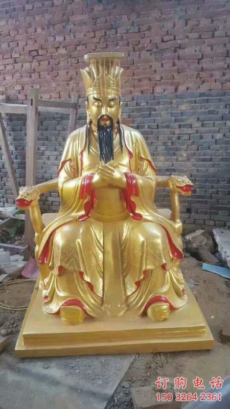 预定玉皇大帝神像，寺庙神像，制造玉皇大帝神像厂