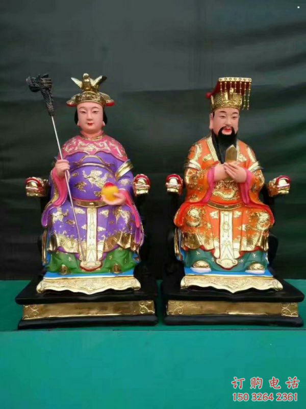 户外玉皇王母神像工厂，家用神像，玉皇王母神像预用