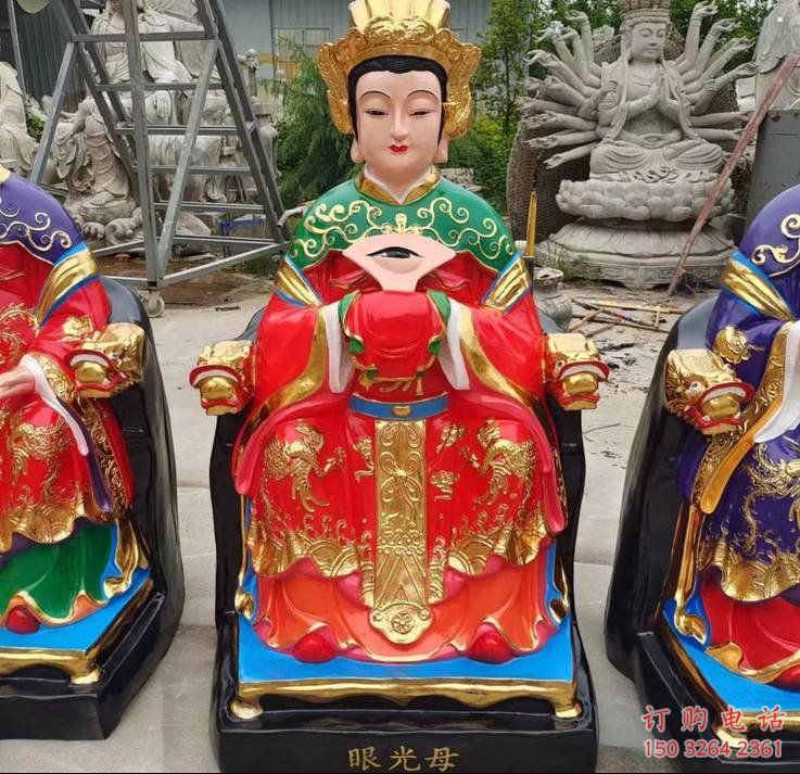 供应老母神像，彩绘工艺，家用老母神像厂
