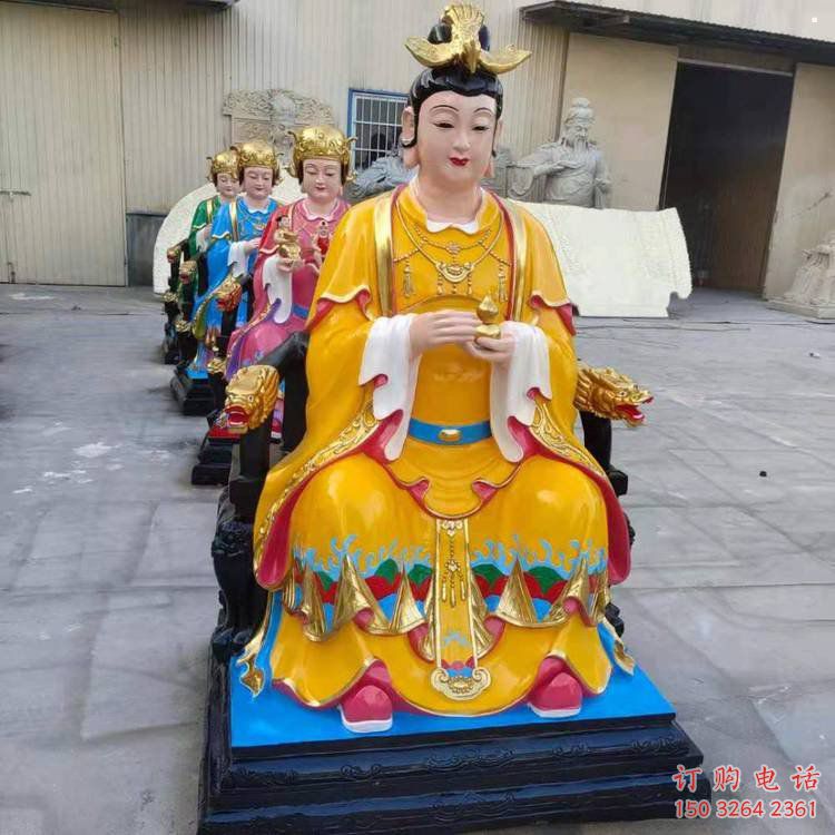 寺庙老母神像生产，彩绘工艺，老母神像承接