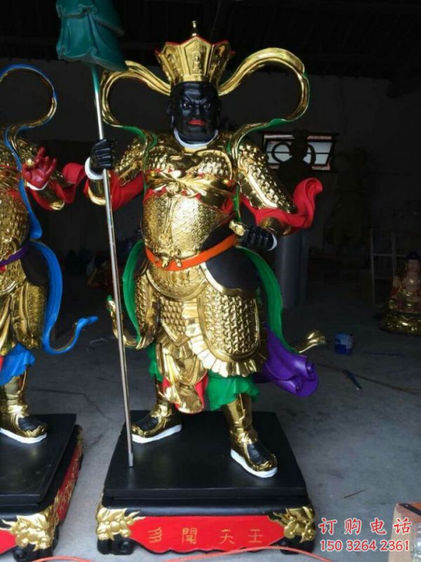 承接四大天王神像，铸铜工艺，铸铜四大天王神像制作