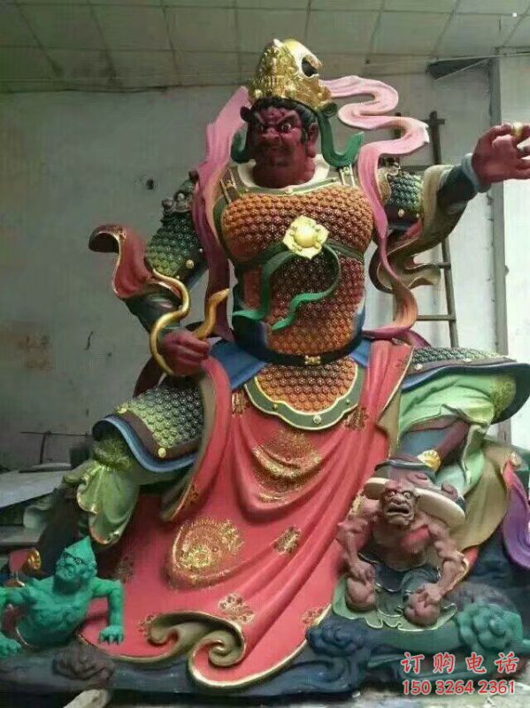 预定四大天王神像，仿古神像，四大天王神像选用