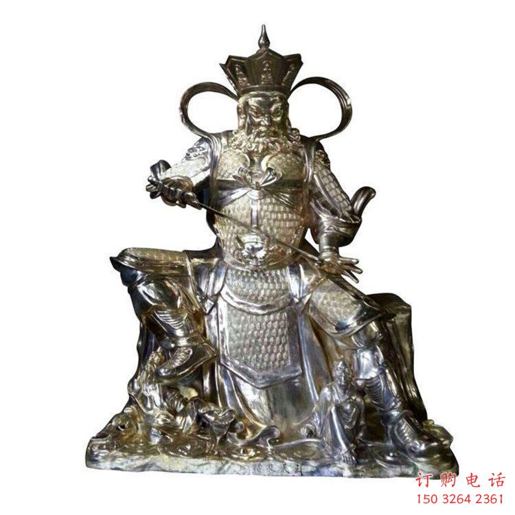 大型四大天王铜神像厂家，铸铜工艺，四大天王铜神像承接