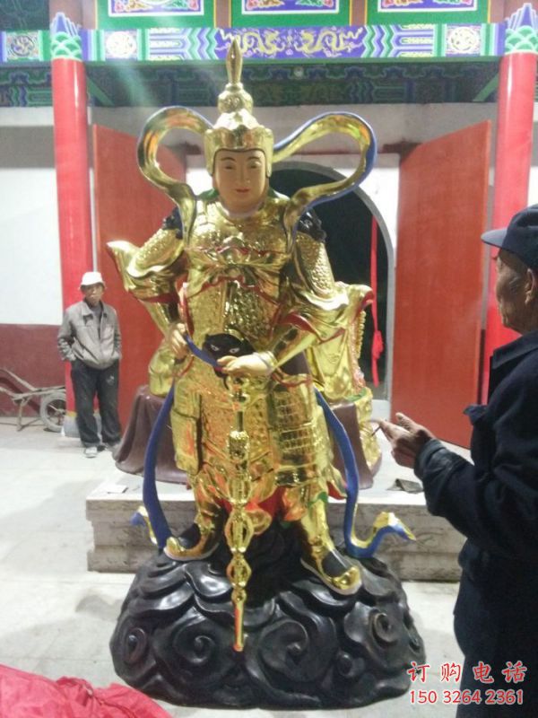 家用韦陀神像制作，铸铜工艺，韦陀神像承接