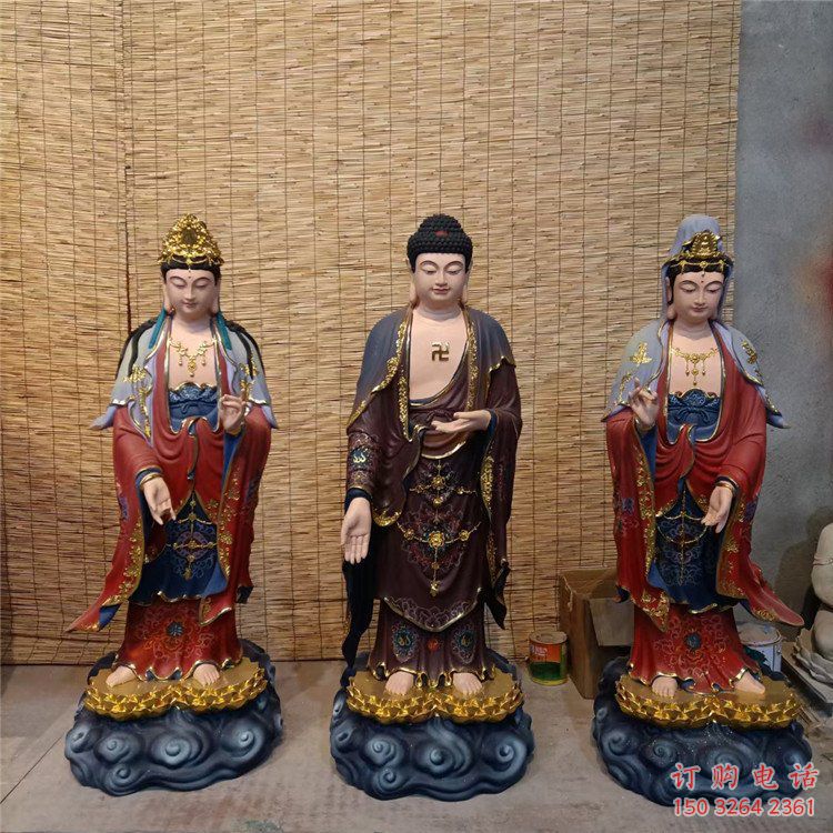 通用东方三圣佛像,铸铜工艺,寺庙东方三圣佛像厂家 通用东方三圣佛像,铸铜工艺,寺庙东方三圣佛像厂家