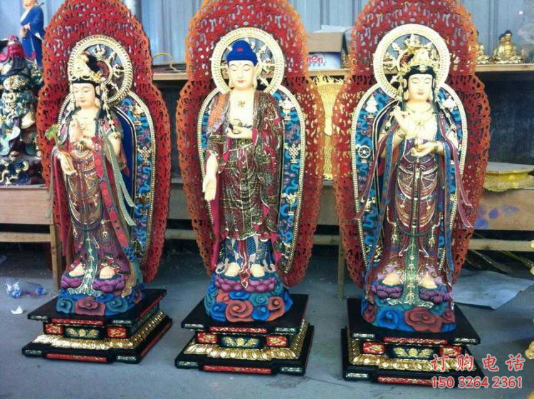 指定西方三圣佛像,佛堂摆放,西方三圣佛像承接 指定西方三圣佛像,佛堂摆放,西方三圣佛像承接