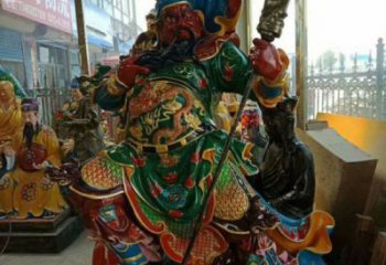 家用关公神像制作，寺庙神像，关公神像预用