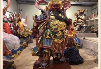 寺庙关公神像生产，现代工艺，关公神像选用