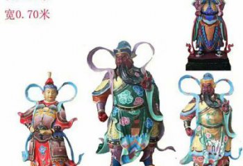 预定关公神像，仿古神像，彩绘关公神像制作