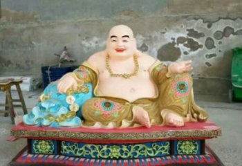 寺庙弥勒佛像生产，铸铜工艺，仿铜弥勒佛像定做