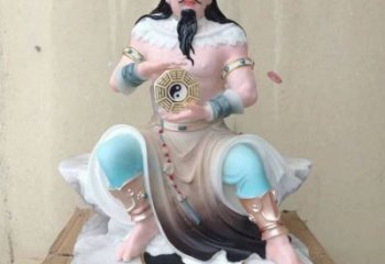 大型三皇神像厂家，现代工艺，彩绘五帝神像生产