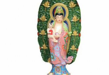指定送子观音佛像，彩绘佛像，送子观音佛像承接