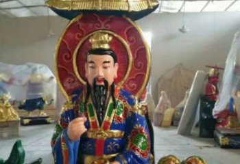 彩绘文殊普贤菩萨佛像厂，玻璃钢材质，文殊普贤菩萨佛像制作