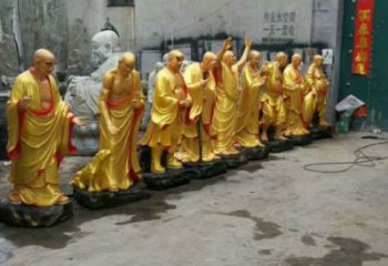 供应十八罗汉神像，铸铜工艺，十八罗汉神像承接