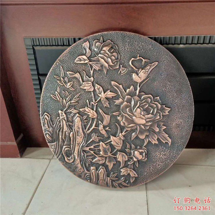 厦门锻铜浮雕厂家，露天雕塑，铸铜福字浮雕订做