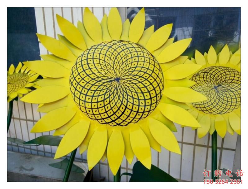 贺州抽象花篮雕塑展品，小区雕塑，葵花花篮雕塑工程制作精选
