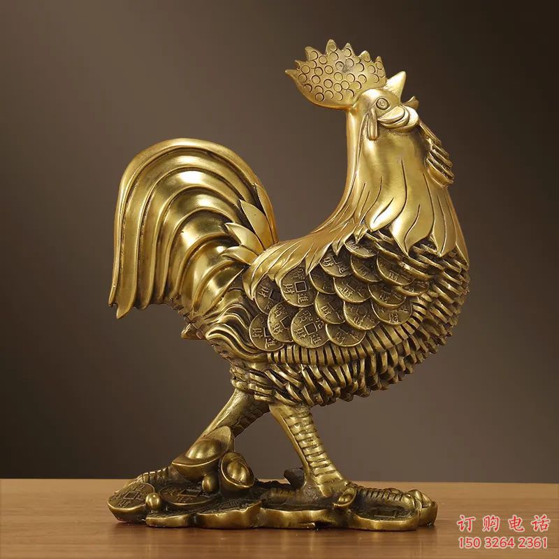 来宾园林小鸡雕塑，文化标识，电镀工艺