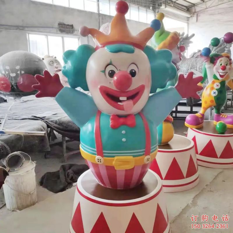 唐山公园小丑雕塑 唐山公园小丑雕塑