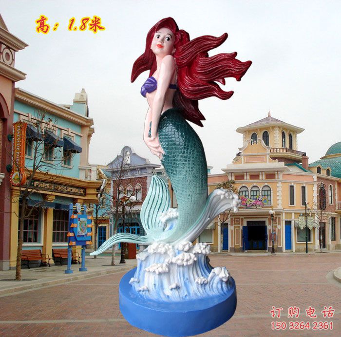 邢台水景美人鱼雕塑