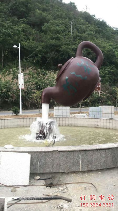 长安小区天壶标志雕塑,多彩艺术,天壶雕塑生产厂家 长安小区天壶标志雕塑,多彩艺术,天壶雕塑生产厂家