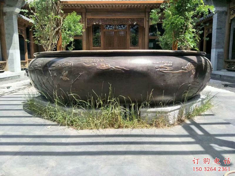 开封铸铜缸雕塑加工 开封铸铜缸雕塑加工