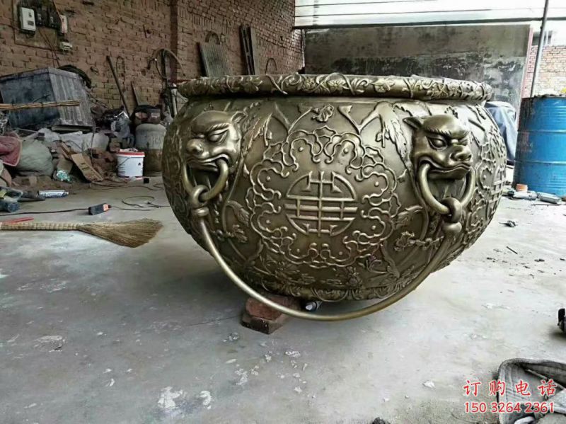 漯河铸铜缸雕塑承接