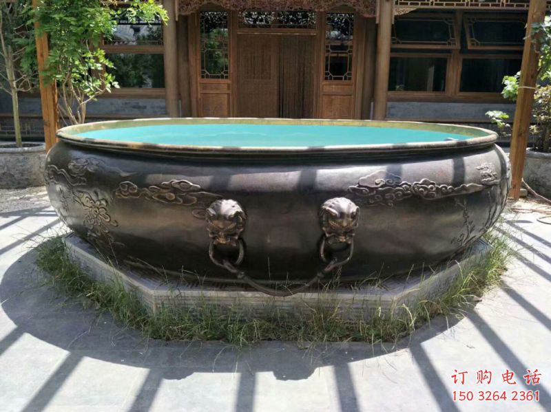 三门峡铸铜缸雕塑厂家 三门峡铸铜缸雕塑厂家