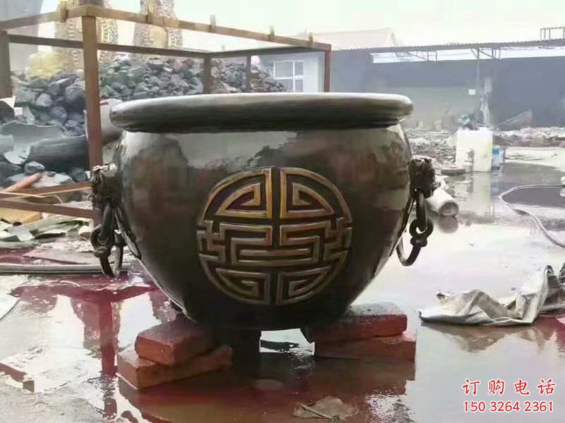 商丘铸铜缸雕塑预定 商丘铸铜缸雕塑预定