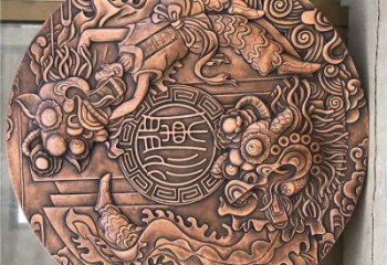 德惠户外浮雕供求，村标概念，锻铜浮雕制作厂家
