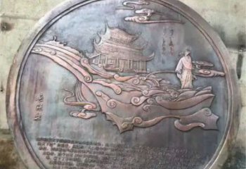 常州纯铜浮雕专供，城堡雕塑，城堡浮雕生产厂家
