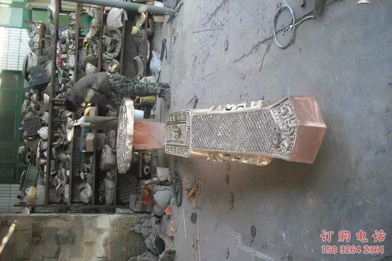 铸铜如意雕塑 铸铜如意雕塑