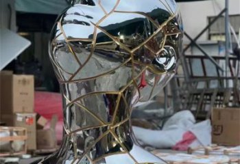 北京抽象人头雕塑制作成品