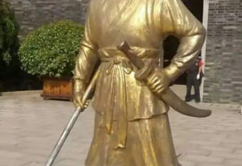 黑龙江广场武松人物铜雕